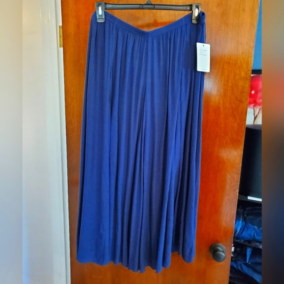 Zac & Rachel Dresses & Skirts - NWT Navy Maxi 2X Skirt Zac & Rachel